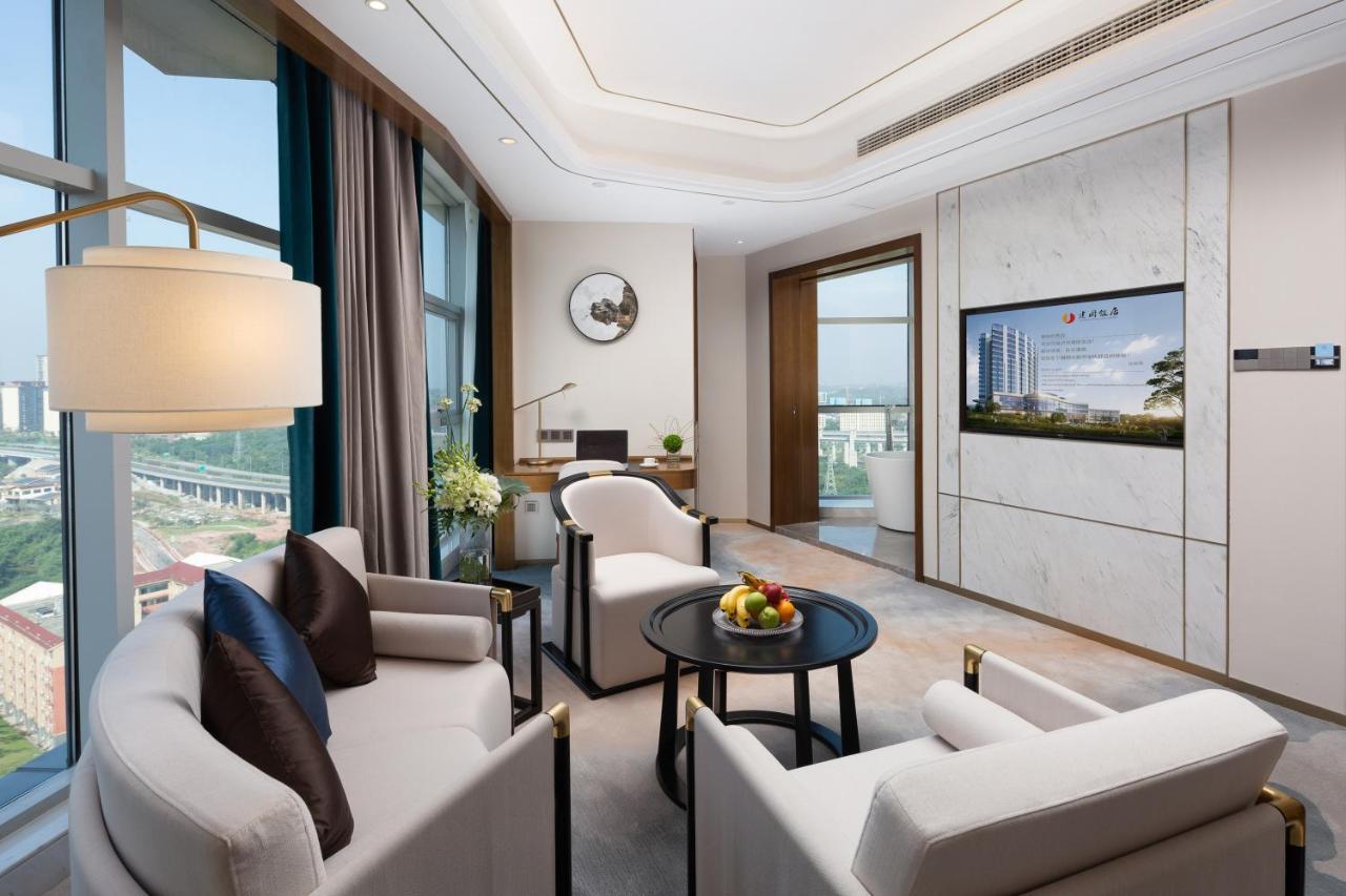 Luzhou Jianguo Hotel Bagian luar foto